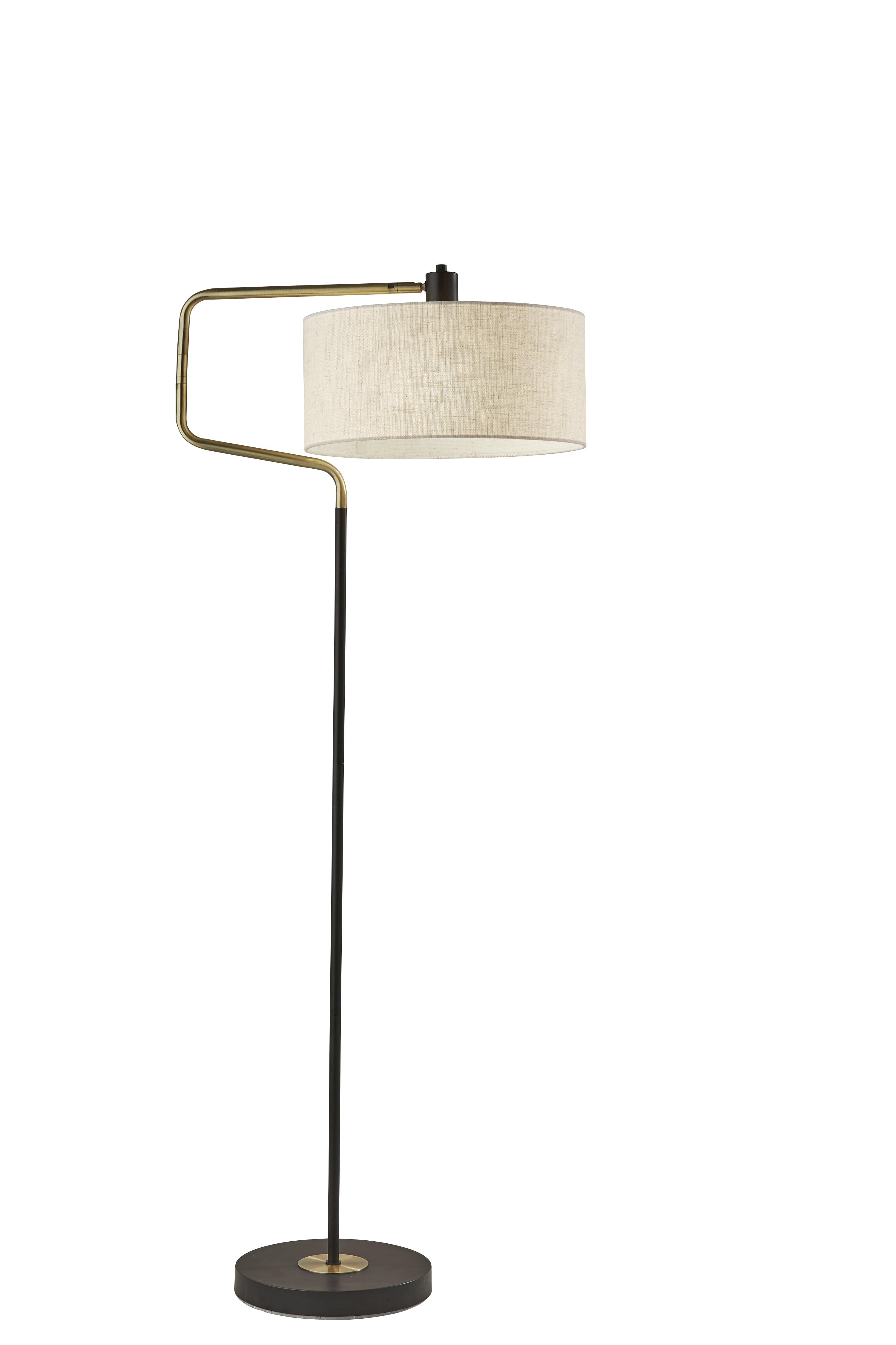 Wenham 57'' Swing Arm Floor Lamp