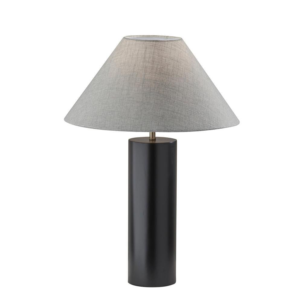 Martin Table Lamp Black - Adesso: Modern Nightstand Light, UL Listed, No Assembly Required