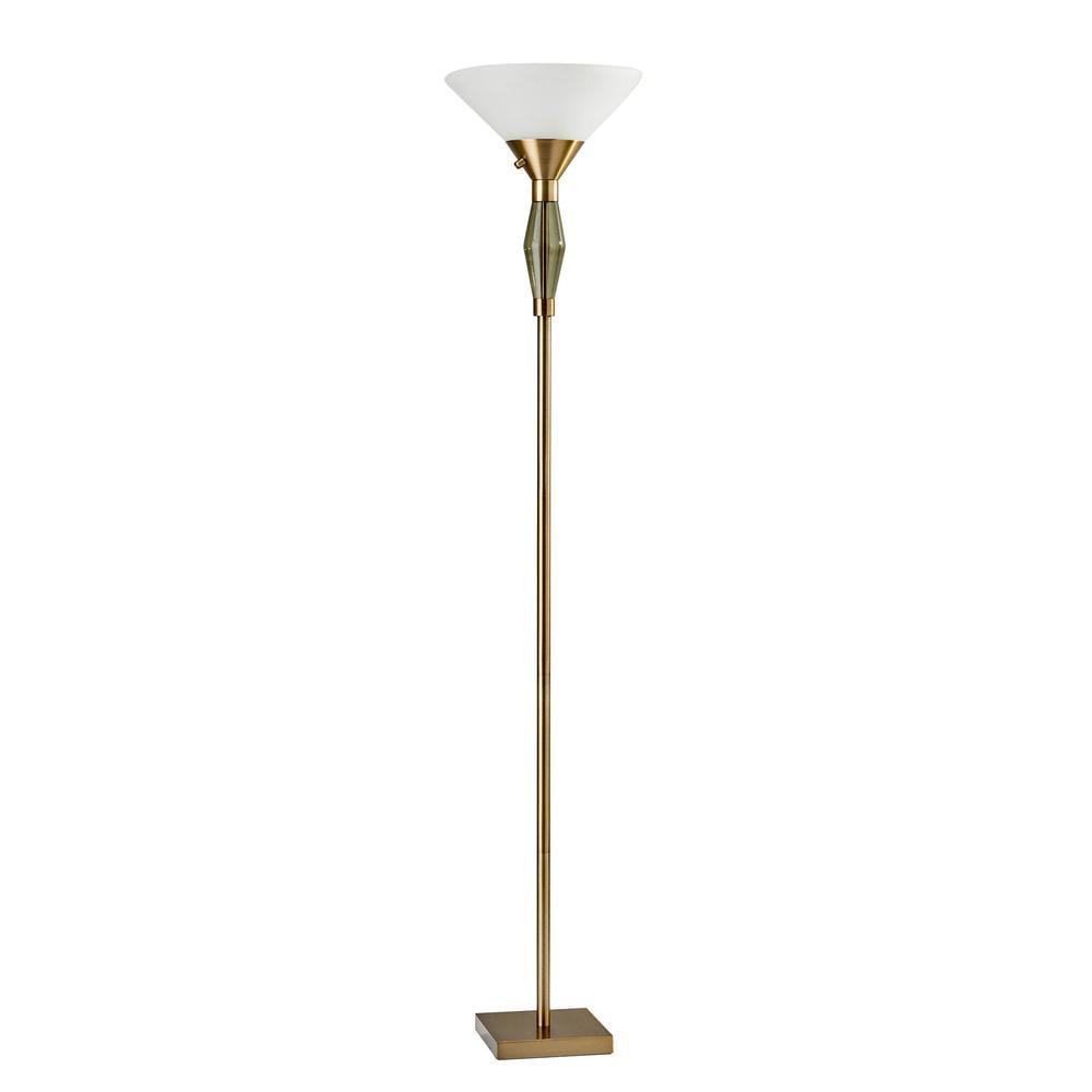 Clyde Torchiere Floor Lamp (71")
