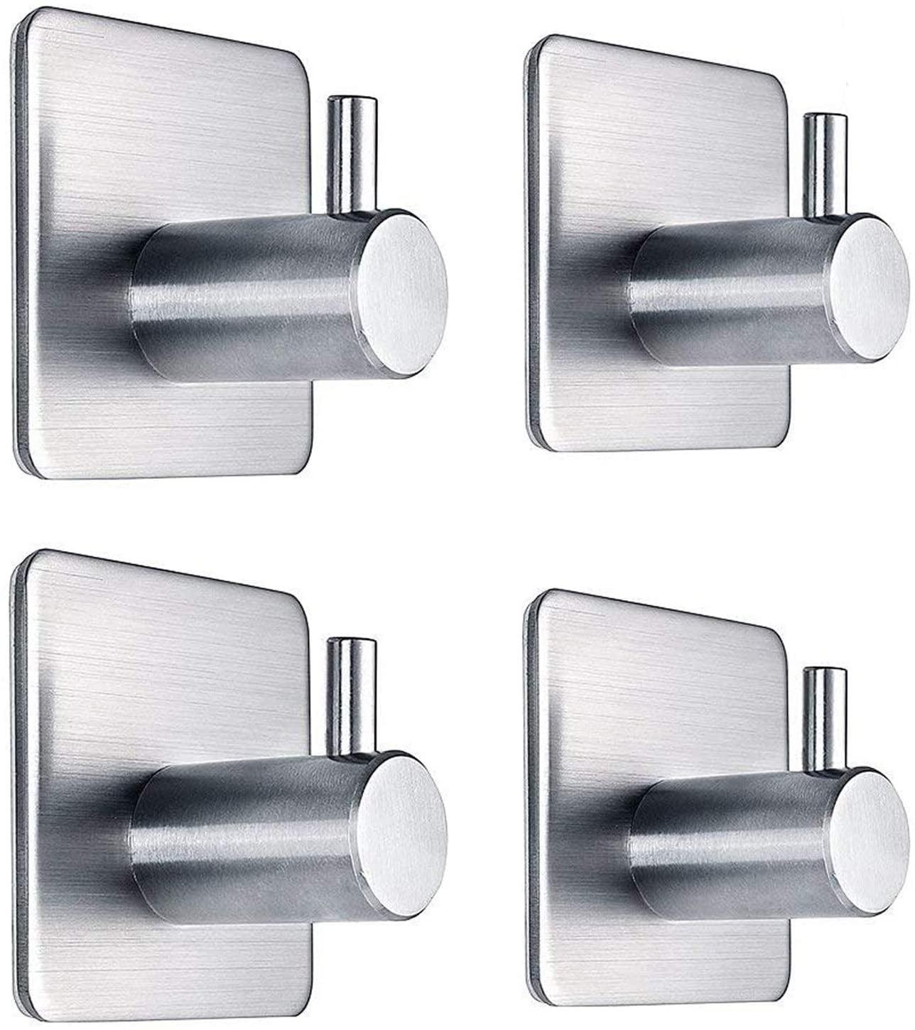 Hooks Heavy Duty Wall Hooks Waterproof Stainless Steel Hooks for Towel Robe Hook Rack Wall