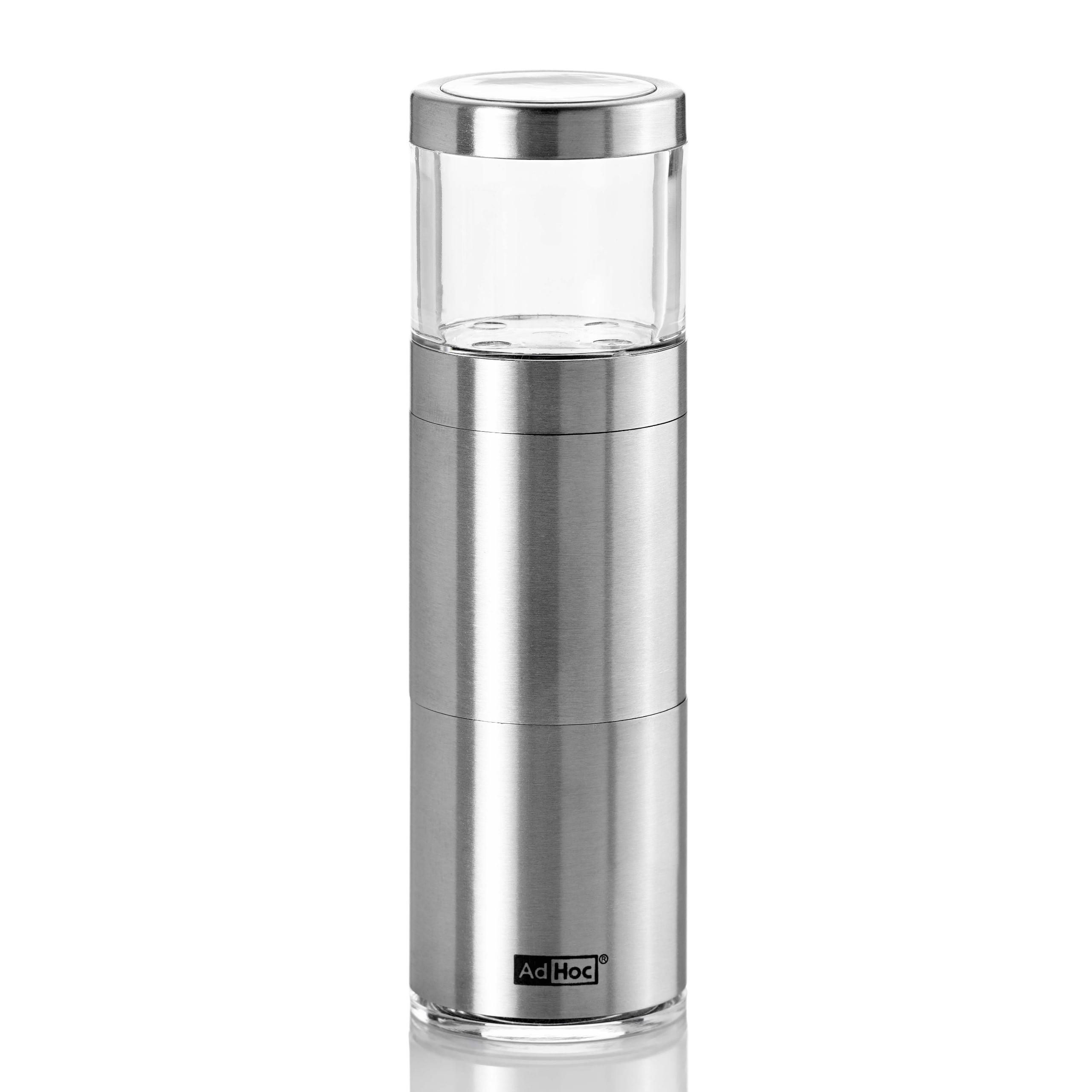 Adhoc Stainless Steel and Acrylic Nutmeg Mill and Spice Grinder