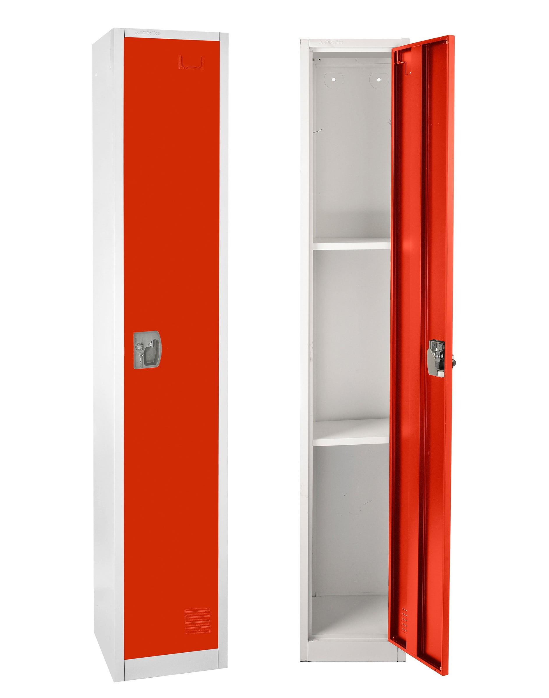 AdirOffice 12'' Wide Steel 1-Tier School and Gym Locker