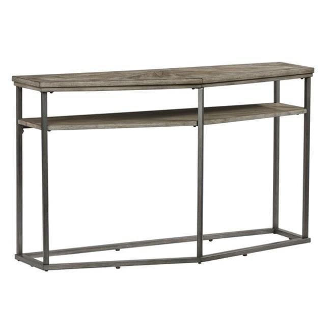 Progressive Furniture Adison Cove Wood Sofa/Console Table Ash Blonde Tan