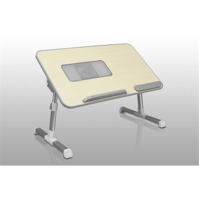 Adjustable Ergonomic Laptop Cooling Table with Fan