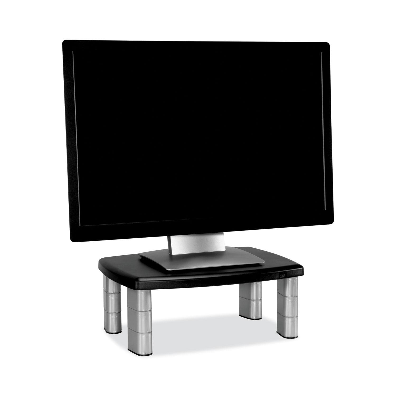 3M 3M Adjustable Height Monitor Stand Plastic Stackable Monitor Stand