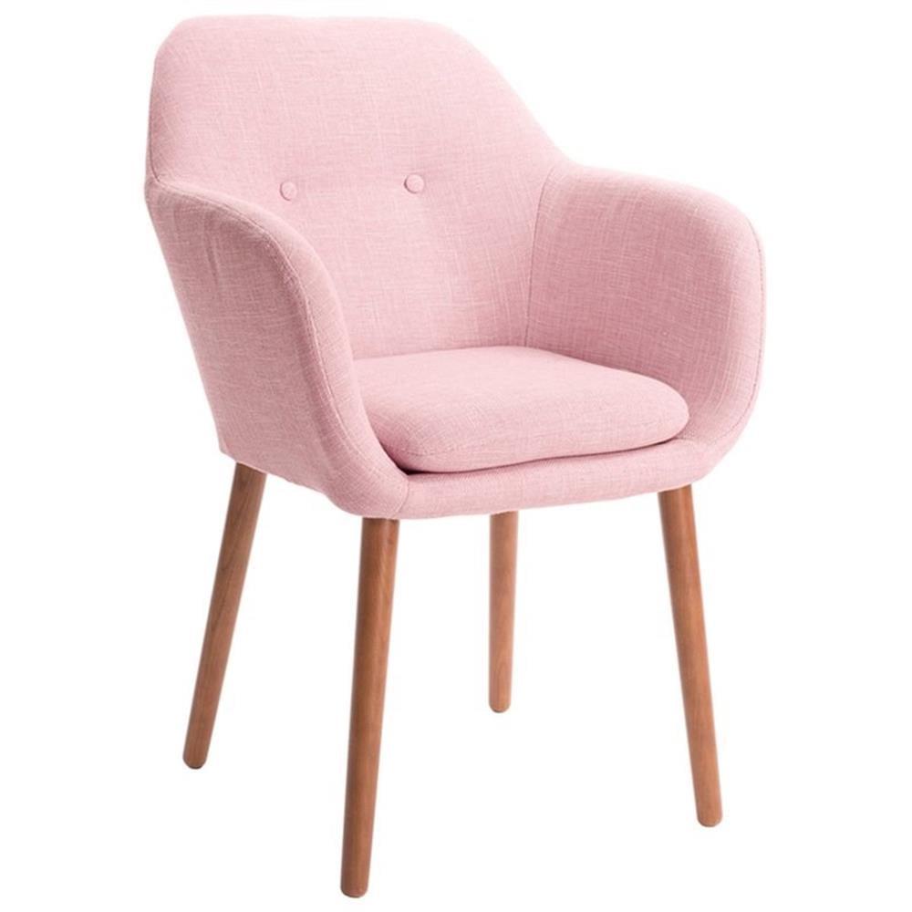 Elle Decor Adore Decor Roux Mid-Century Accent Chair for Home Office or Living Room