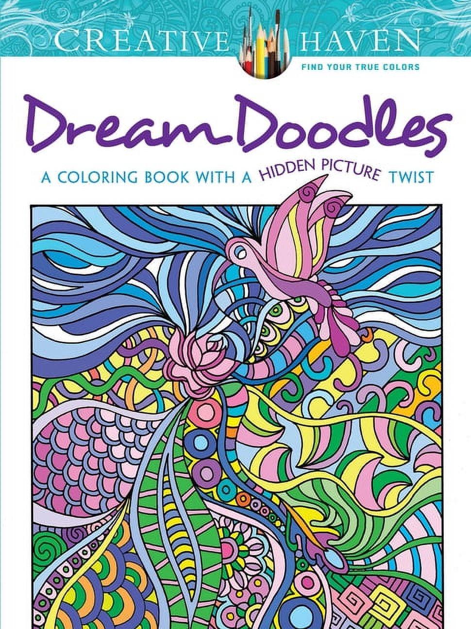 Creative Haven Dream Doodles - (Adult Coloring Books: Calm) by  Kathy Ahrens (Paperback)