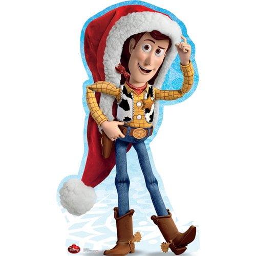 63'' Woody Holiday Disney Cardboard Standup