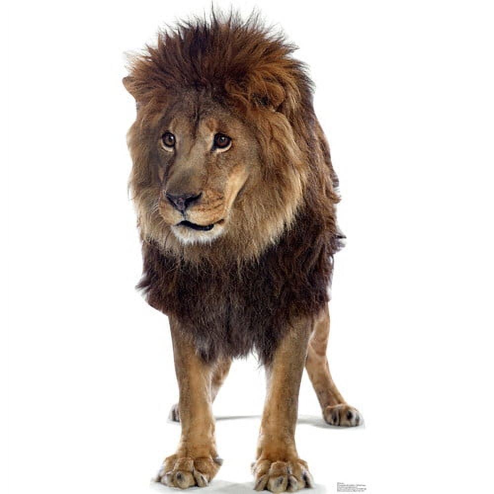 Life-Size Brown Lion Cardboard Standup