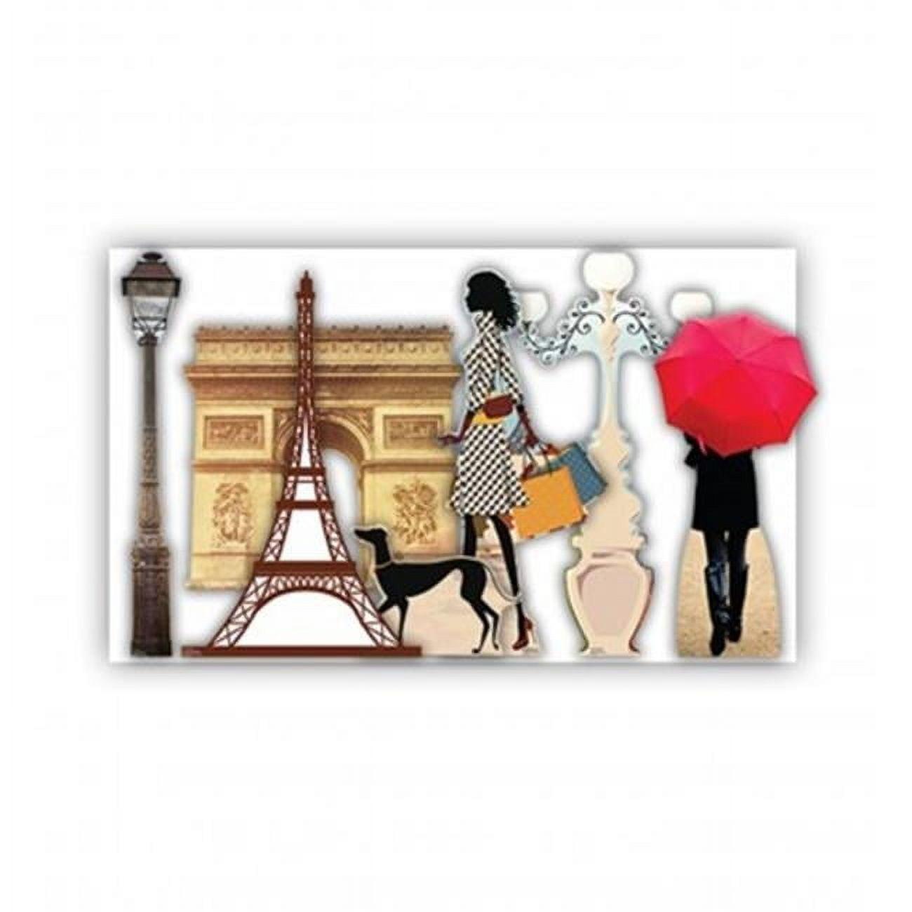 Parisian Theme Cardboard Cutout Party Set