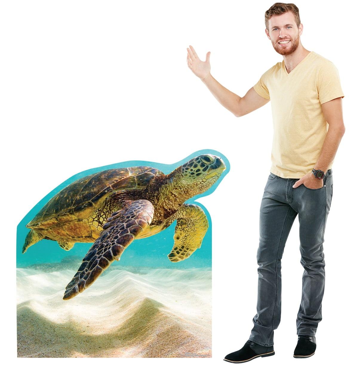 43 x 45 Inch Sea Turtle Cardboard Cutout Standee