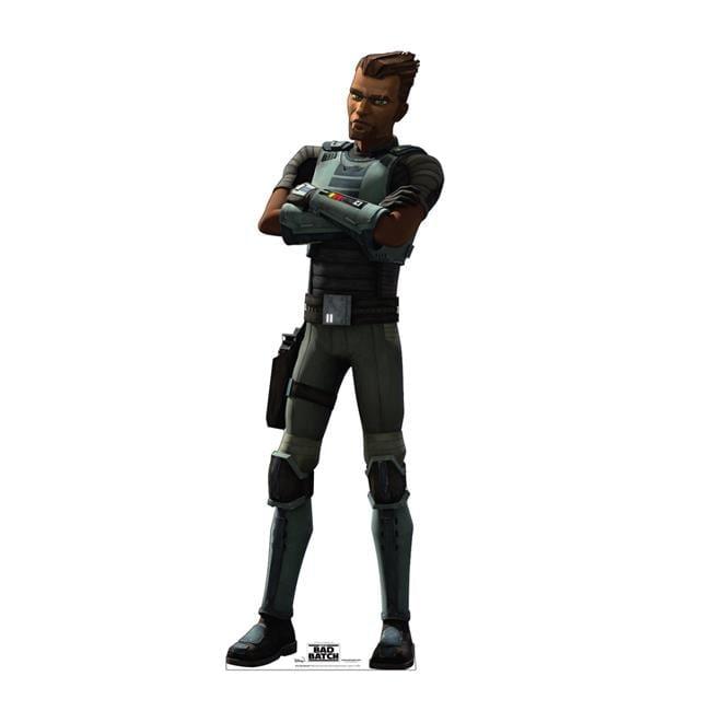 72 x 25 in. Saw Gerrera Cardboard Cutout, The Bad Batch