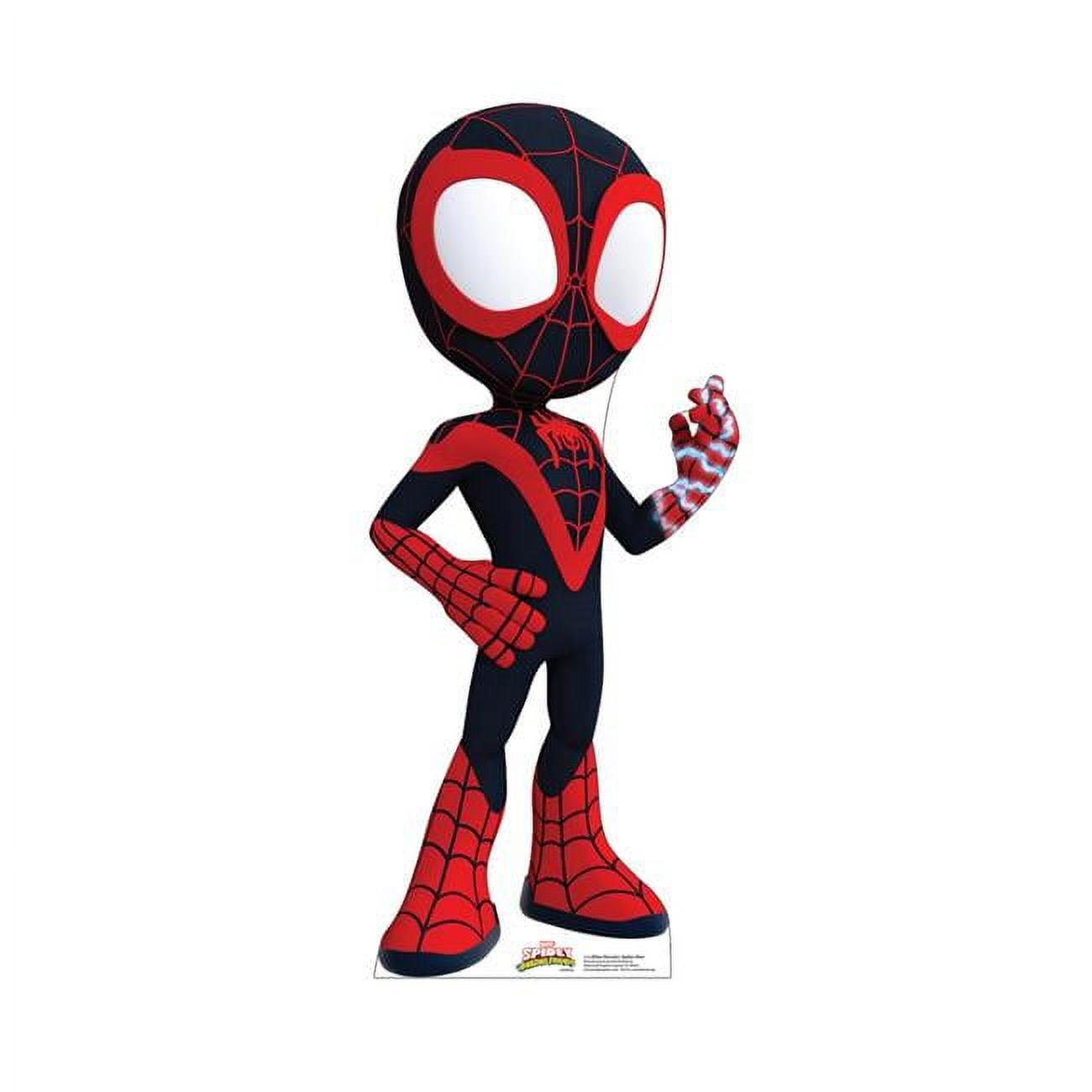 42 x 18 Inch Miles Morales Spider-Man Cardboard Cutout