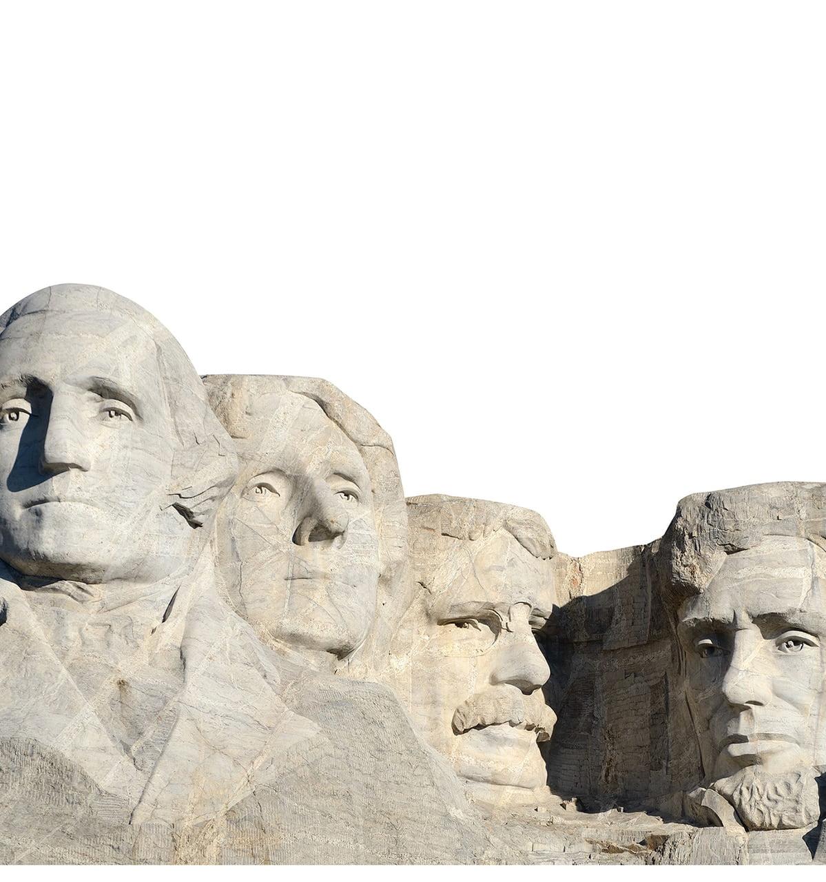 Advanced Graphics 1929 42 x 76 in. Mount Rushmore National Monument Cardboard Standup