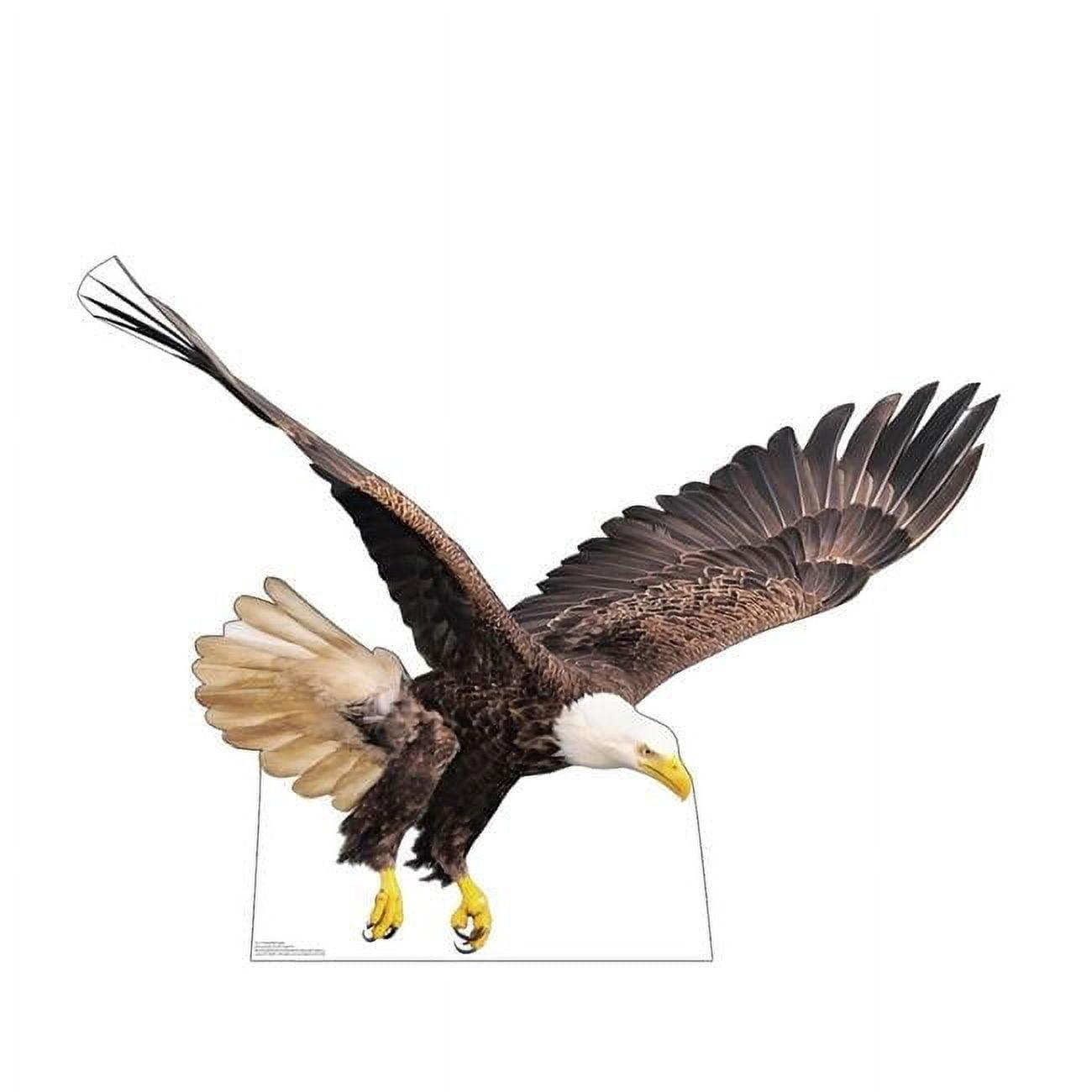 Life-Size Flying Bald Eagle Cardboard Cutout 37" x 48"