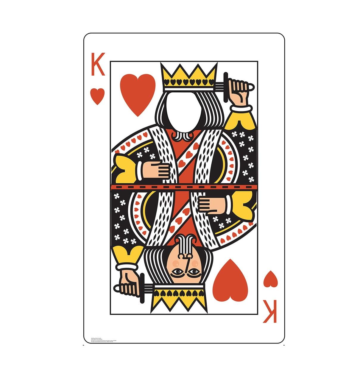 King of Hearts Life-Size Cardboard Photo Standee