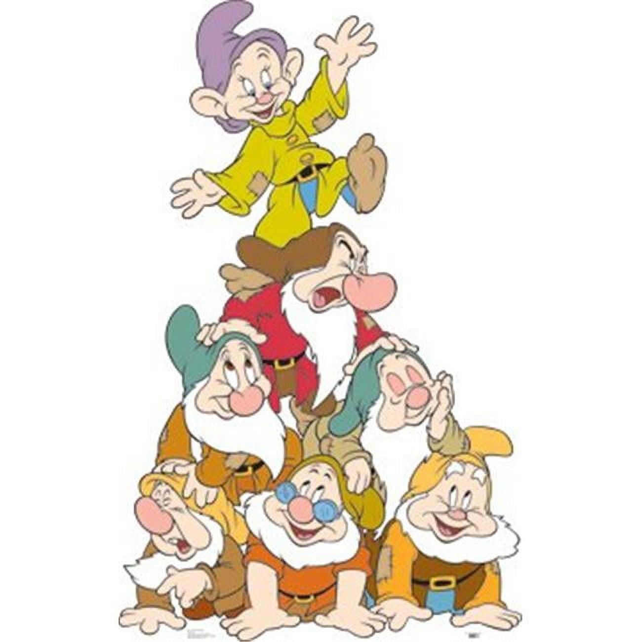 Life-Size Seven Dwarfs Group Cardboard Stand-Up