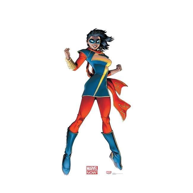 Ms. Marvel 70" x 33" Cardboard Standup