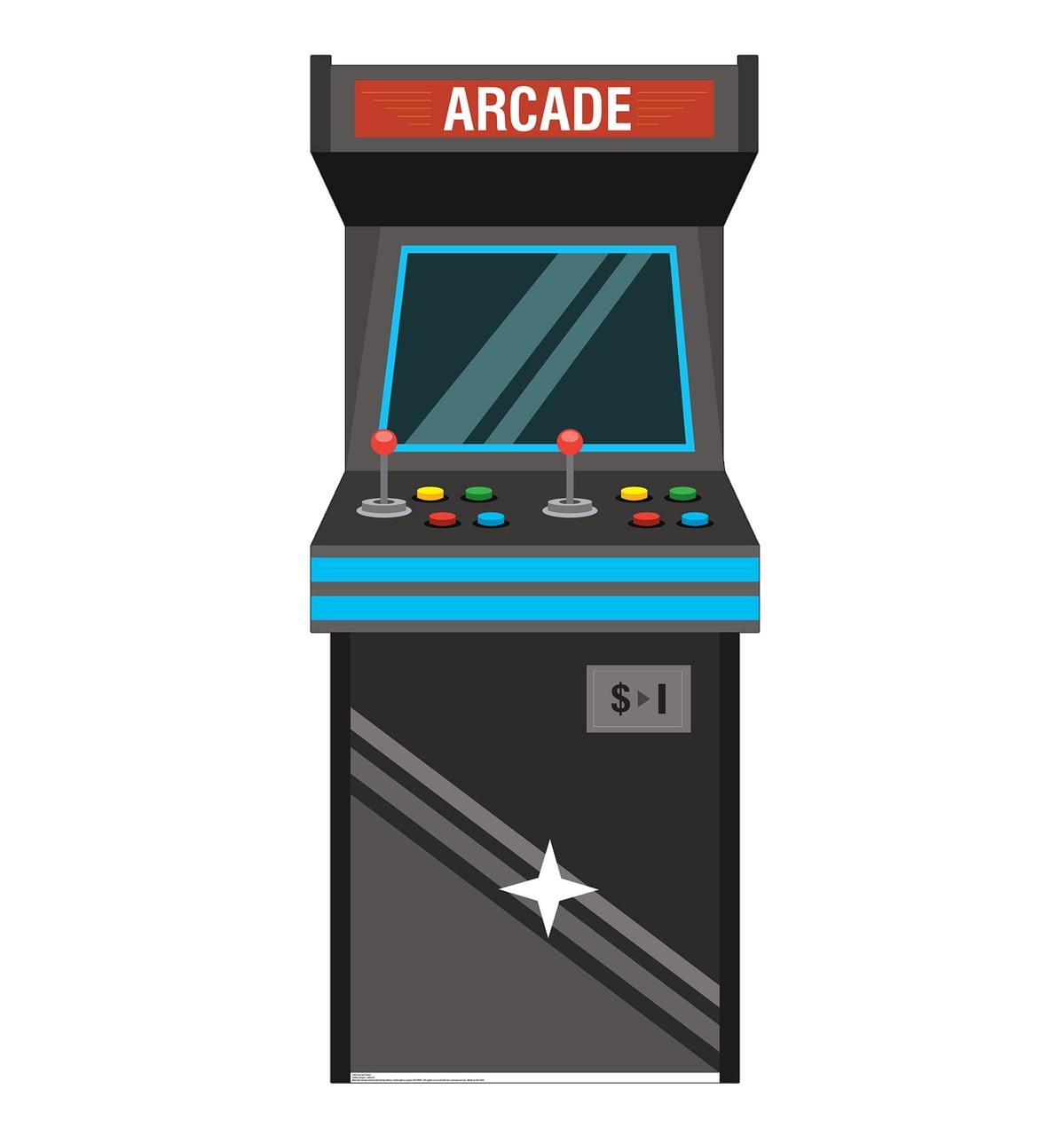 Life-Size Arcade Game Cardboard Cutout with Easel