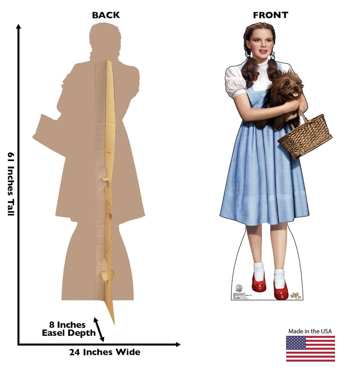 Dorothy Holding Toto Life-Size Cardboard Cutout Standup