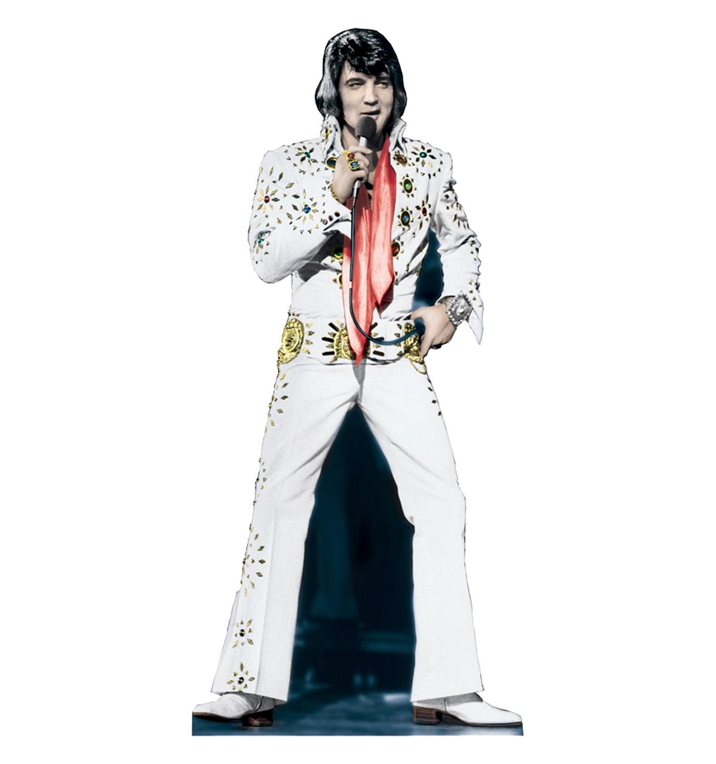 Elvis Presley White Jumpsuit Life-Size Cardboard Stand-Up