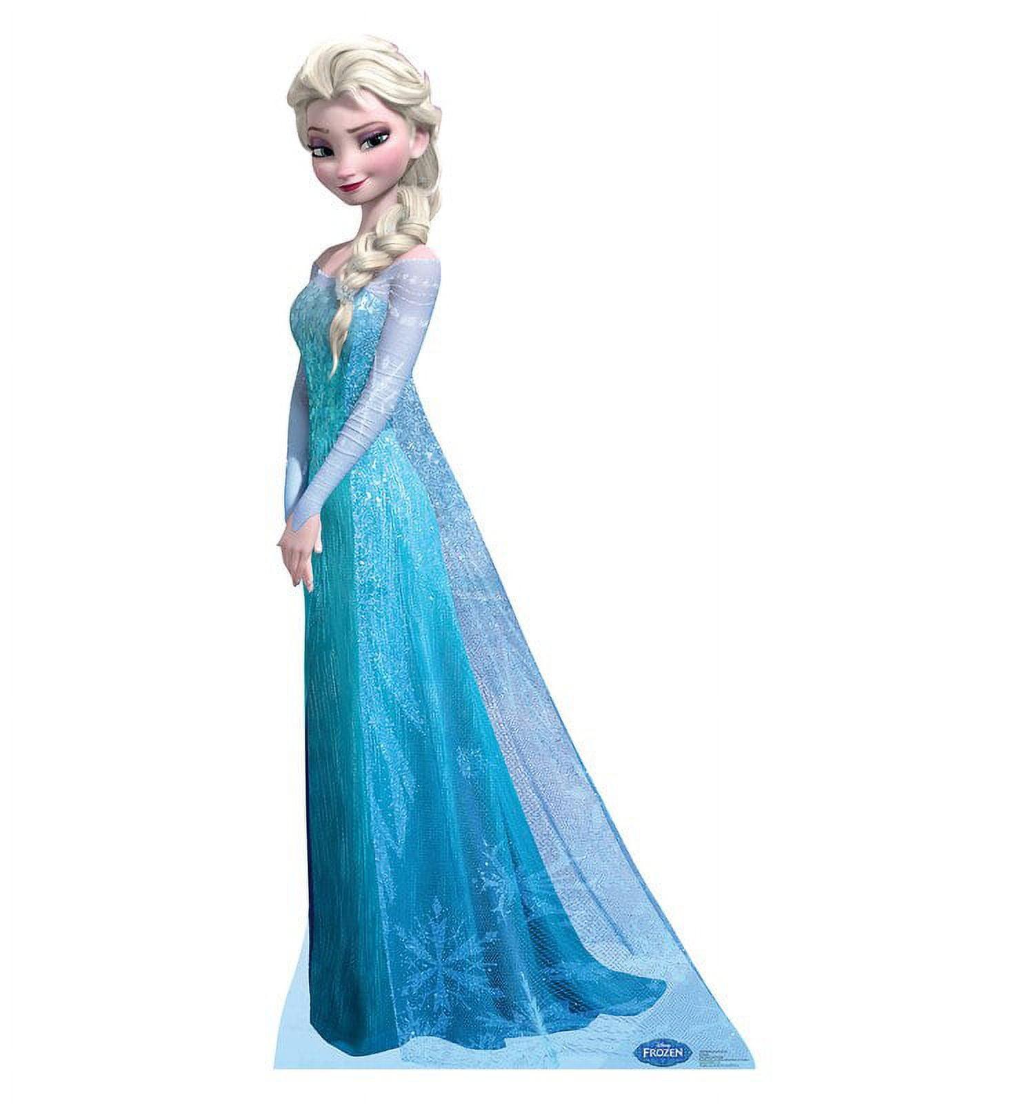 Life-Size Elsa Frozen Cardboard Standup with Blue Gown