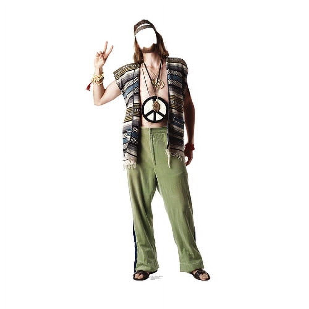 Life-Size Hippie Stand-In Cardboard Cutout