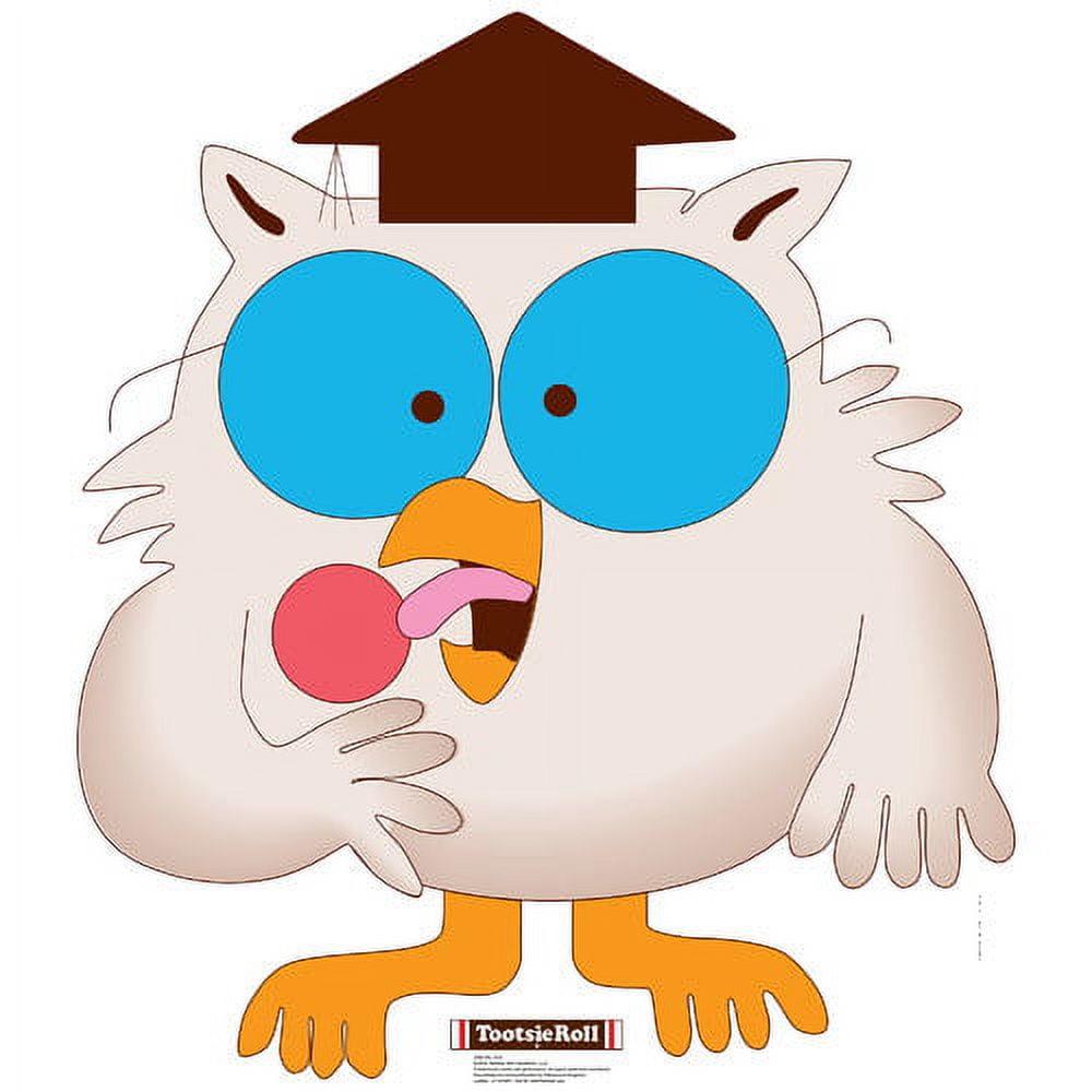 37'' Mr. Owl Tootsie Roll Cardboard Standup