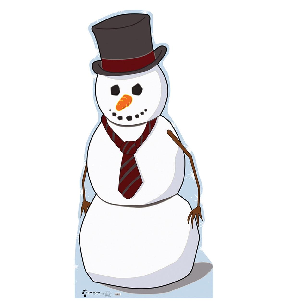 Advanced Graphics Snowman Life-Size Cardboard Stand-Up