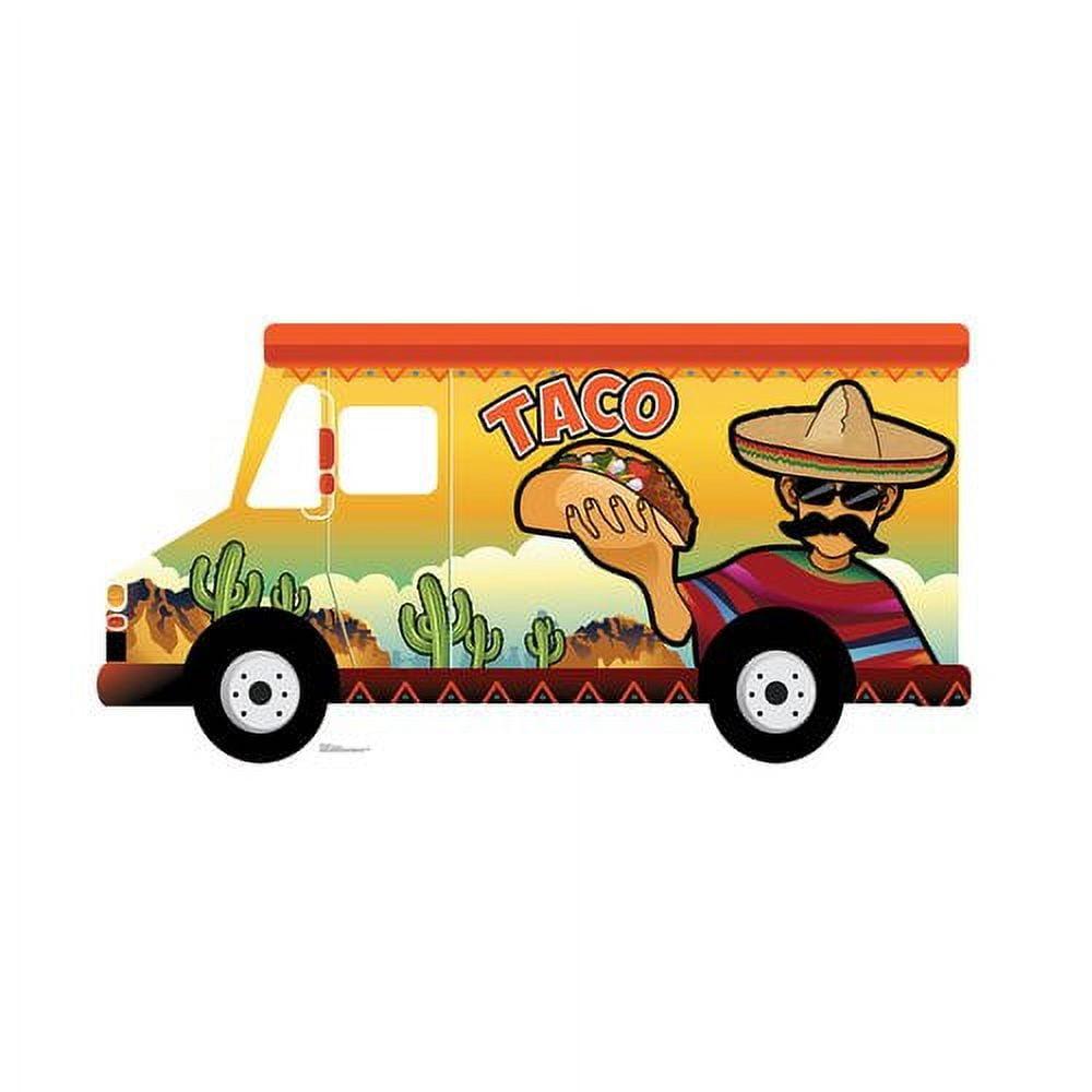 Life-Size Taco Truck Cardboard Standup with Face Cut-Out