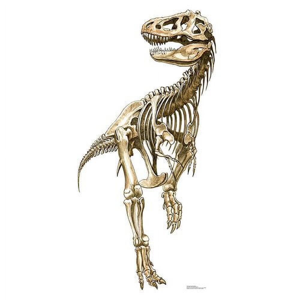 Life-Size Tyrannosaurus Rex Skeleton Cardboard Stand-Up