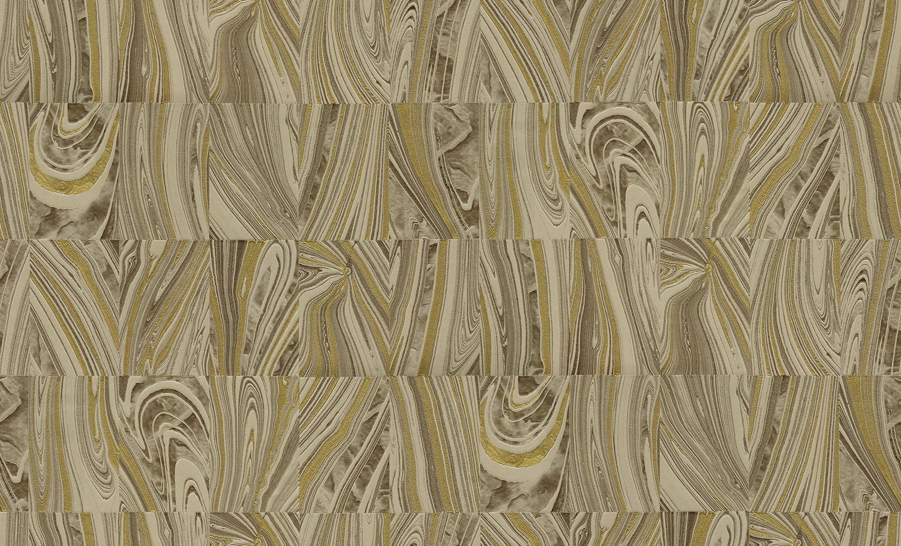 Advantage Boulders Brown Glitter Marble Wallpaper
