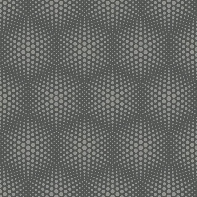 Advantage Milo Dark Grey Bubble Geometric Wallpaper