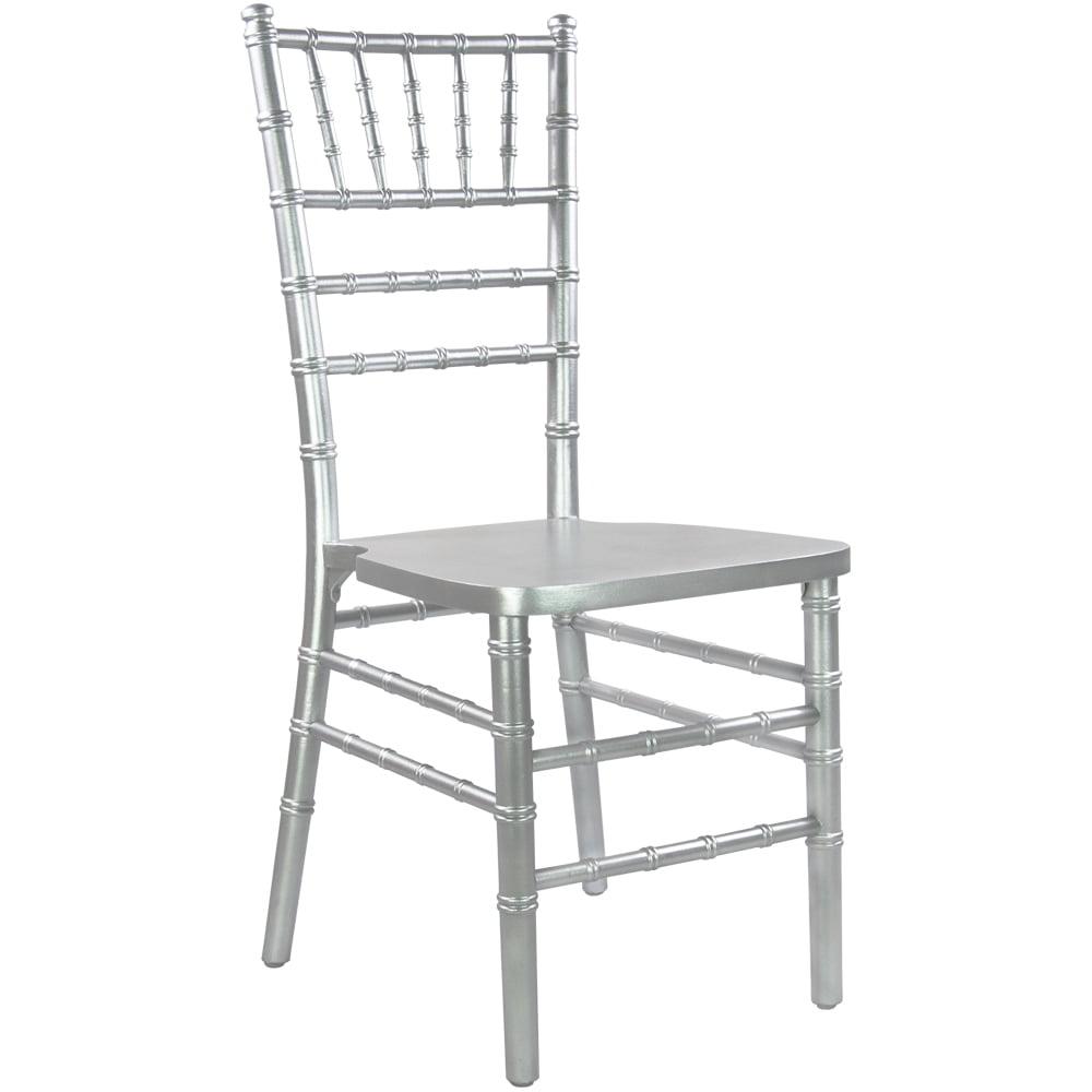Flash Furniture Advantage Silver Chiavari Chair