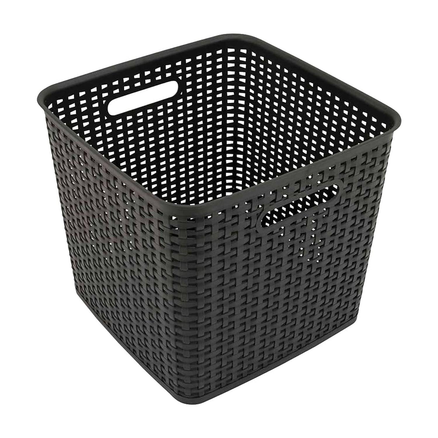 Advantus Extra Large Open Lid Storage Bin Black (37519)