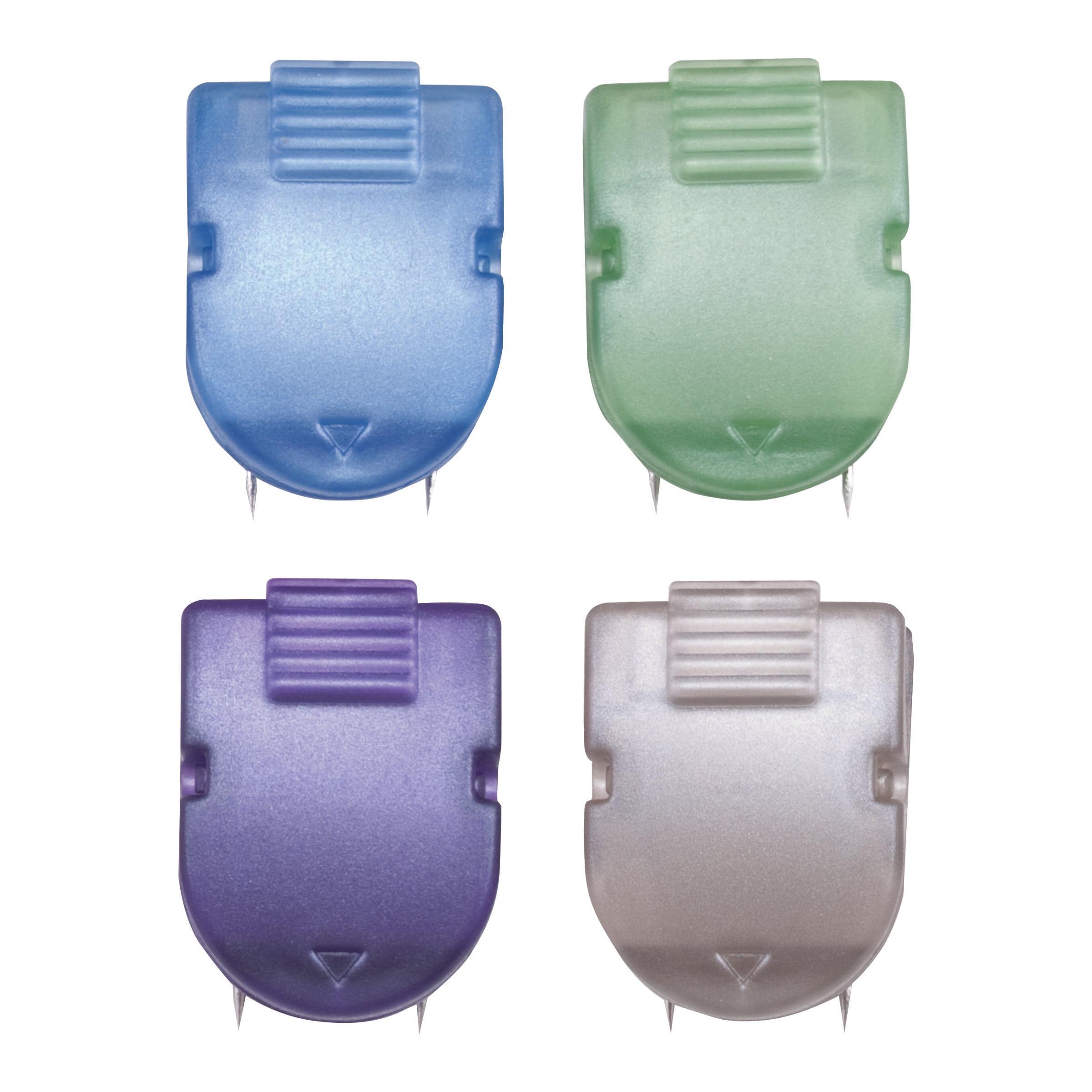 Advantus Wall Clips for Fabric Panels, 40 Sheet Capacity, Assorted Metallic Colors, 20/Box