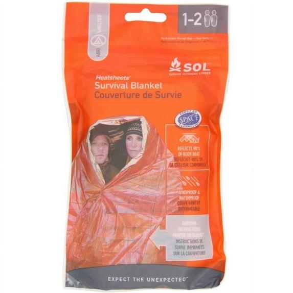 Adventure Medical Kits SOL Series Waterproof 60" x 96" Emergency Blanket First Aid Kit