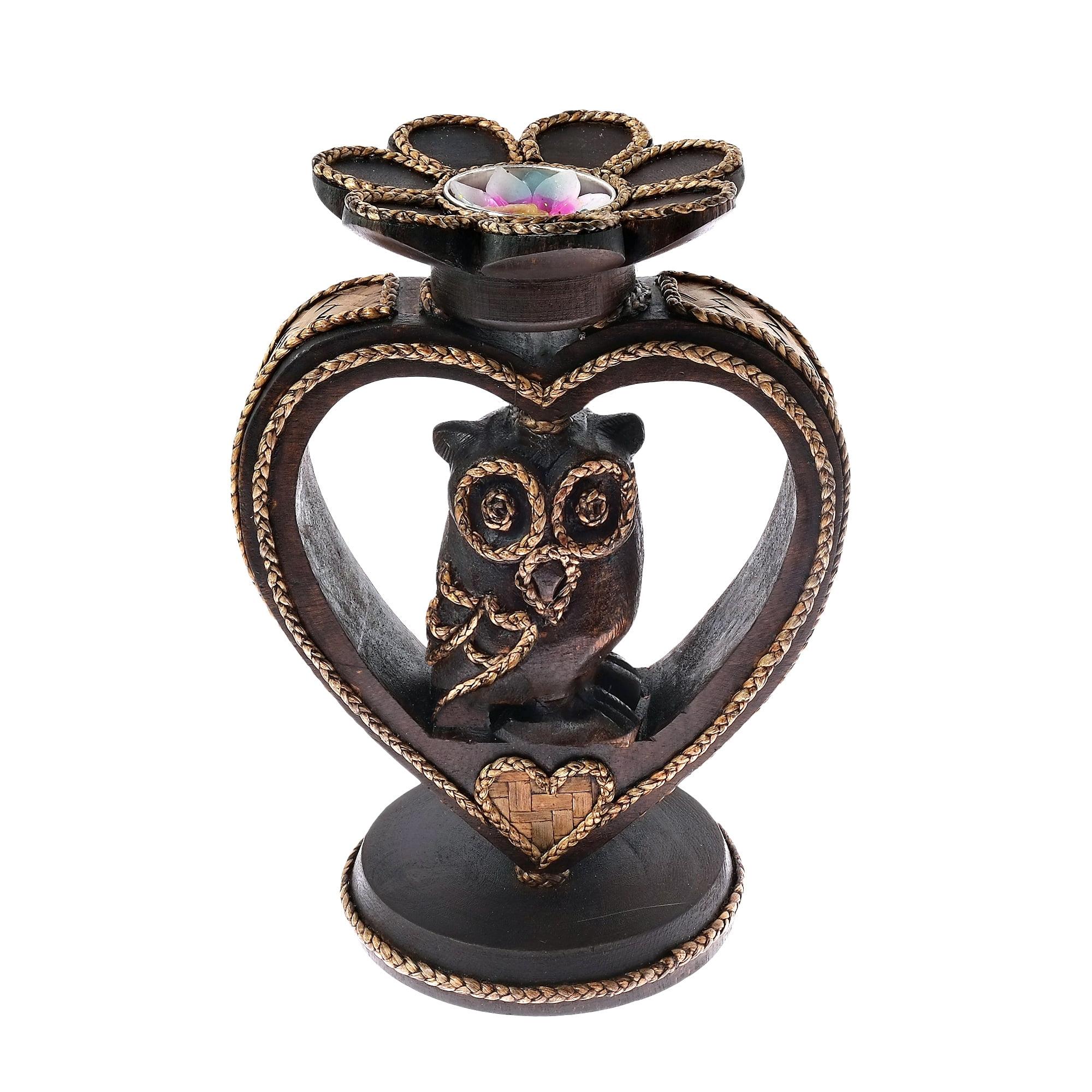 AeraVida Wood Tabletop Tealight Holder | Wayfair