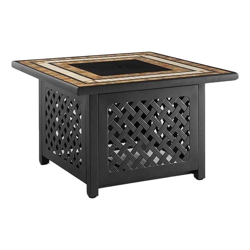 Munguia Square Fire Pit Table