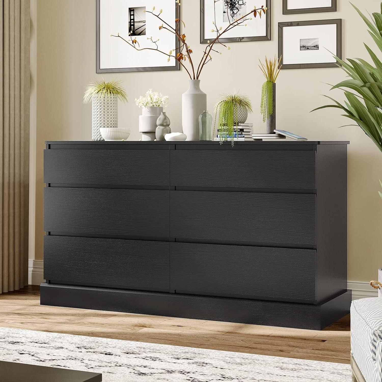 Hommoo 6 Drawer Double Dresser for Bedroom