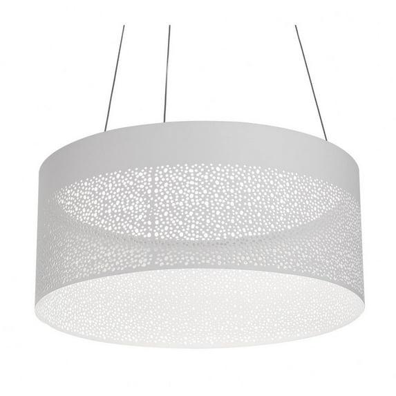 Afx Ashp2032l30d1 Ash 1 Light 20" Wide Led Pendant - White