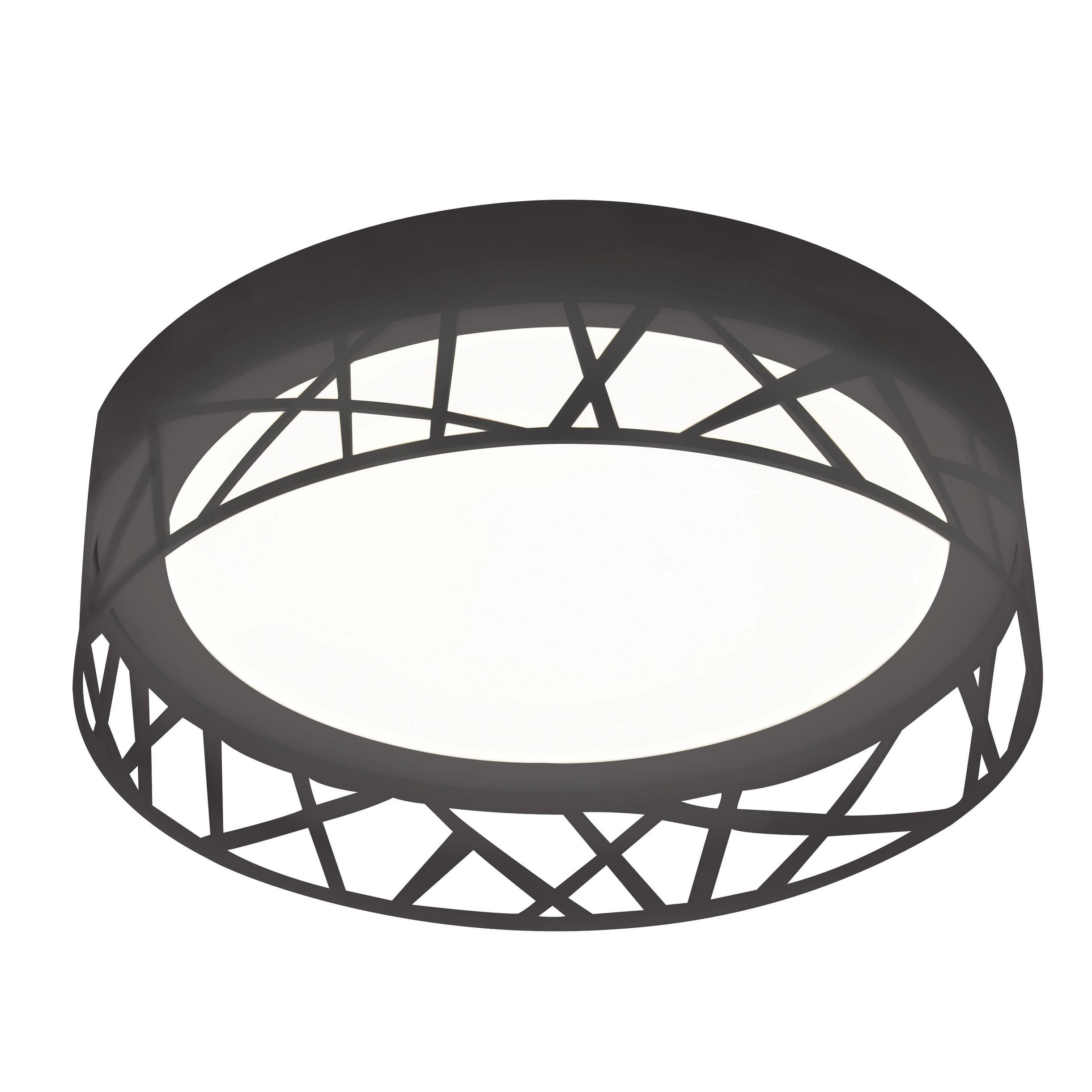 AFX Boon 16-inch LED Flush Mount Black 120-277V