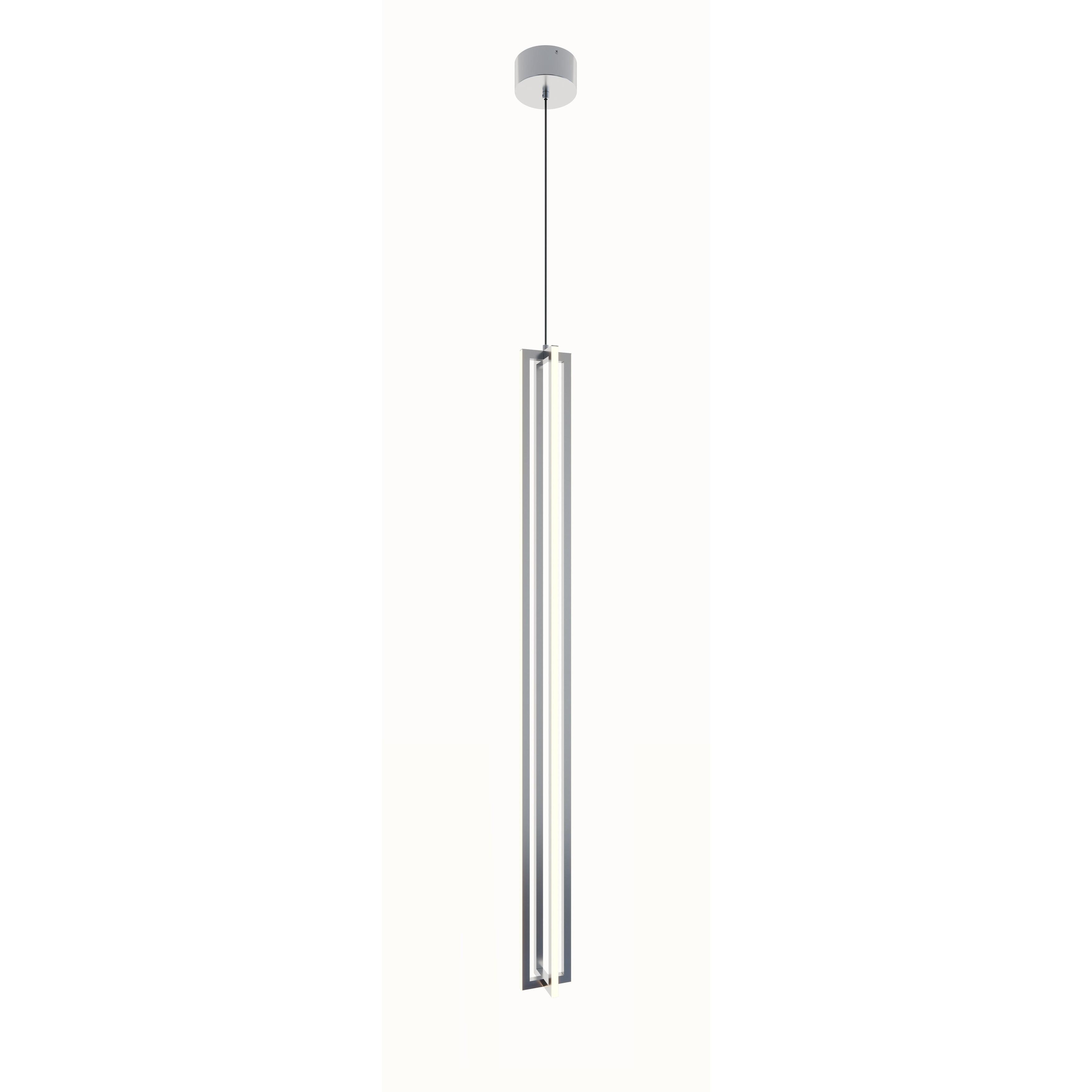 AFX Cass Pendant LED Light 40W Satin Nickel Satin Nickel