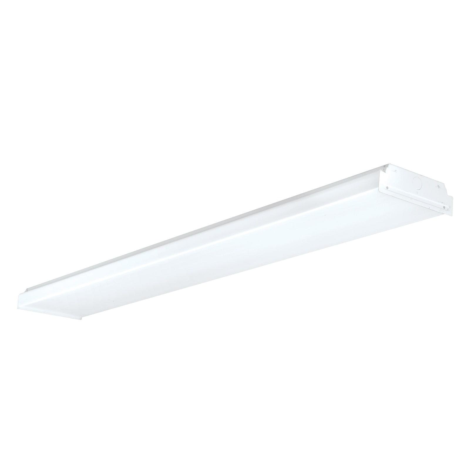 AFX Wrap 24-inch White LED Flush Mount with Frosted Clear Diffuser 0-10V Dimmer
