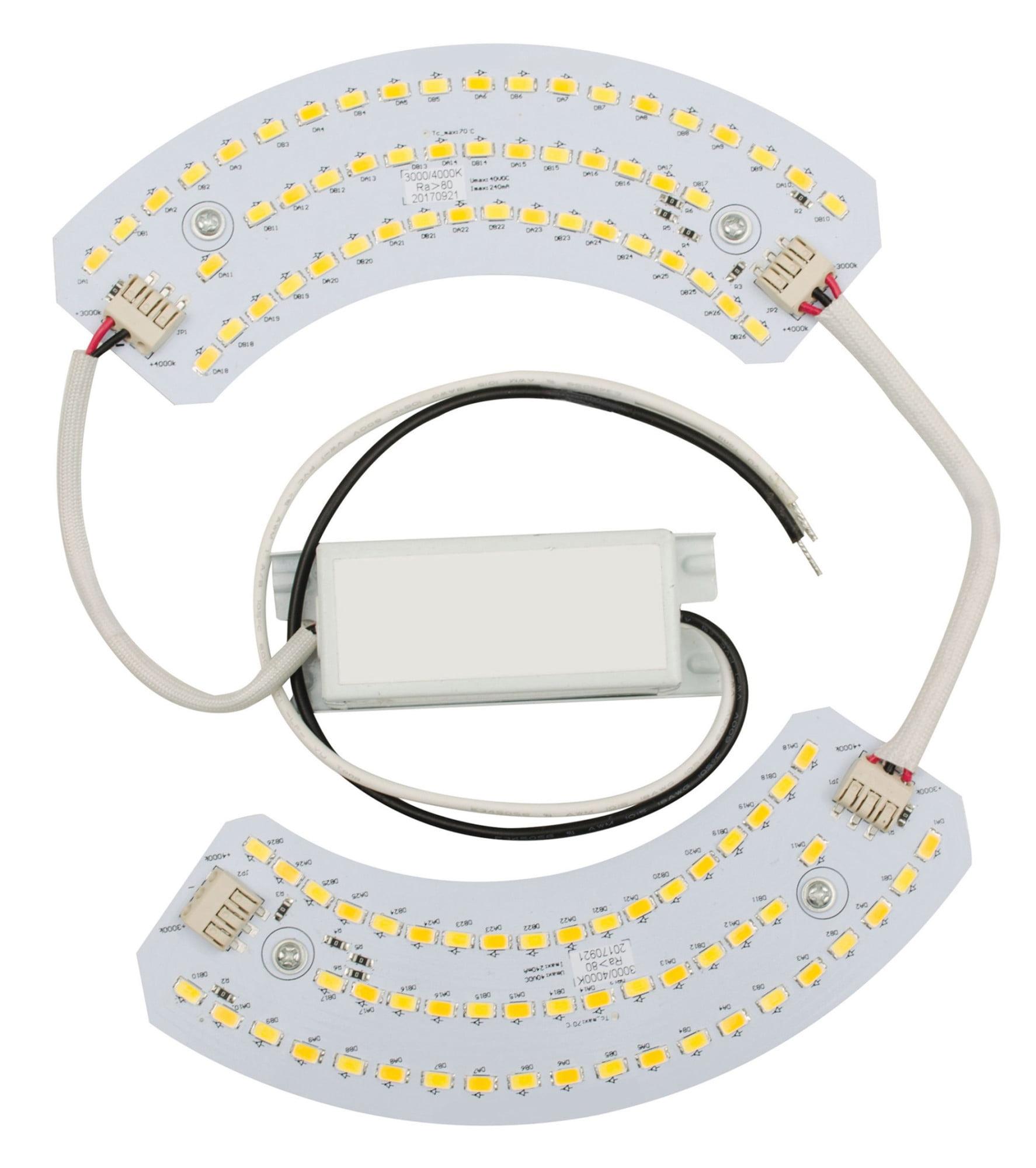 6'' White Aluminum LED Retrofit Recessed Lighting Kit