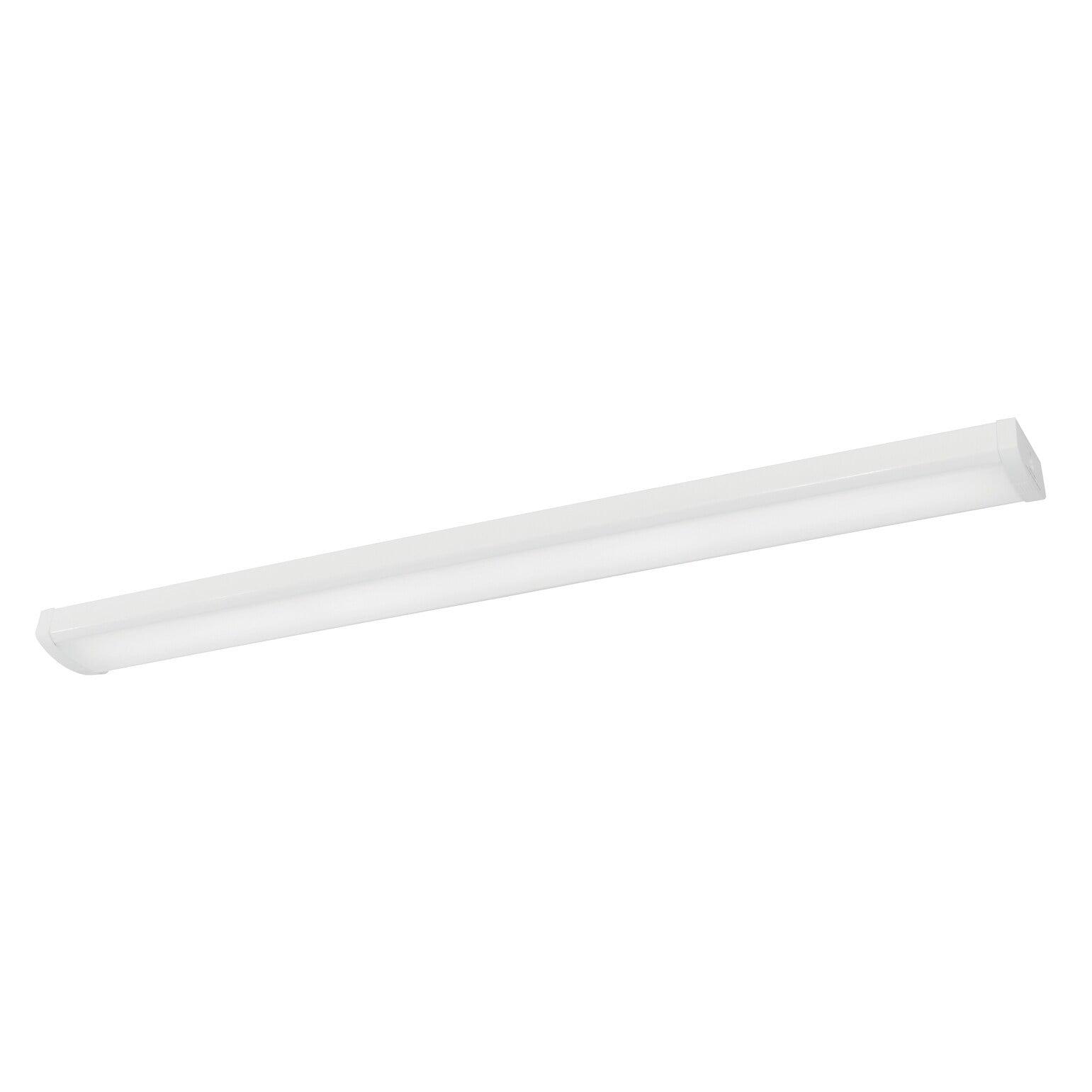 Shaw Modern White LED Linear Flush Mount Ceiling Light