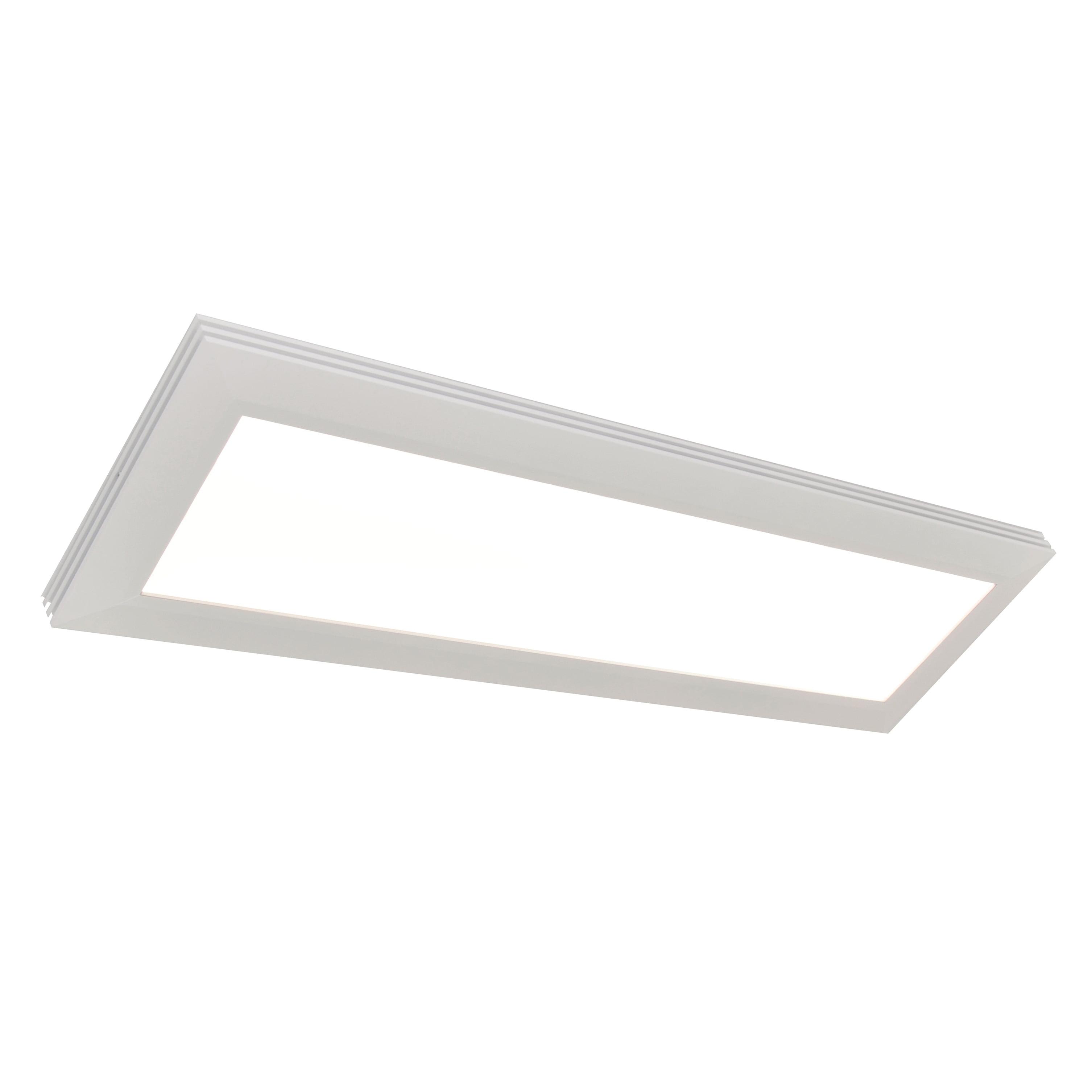AFX Sloane 1-light ADA White LED Flush Mount, White Acrylic Shade