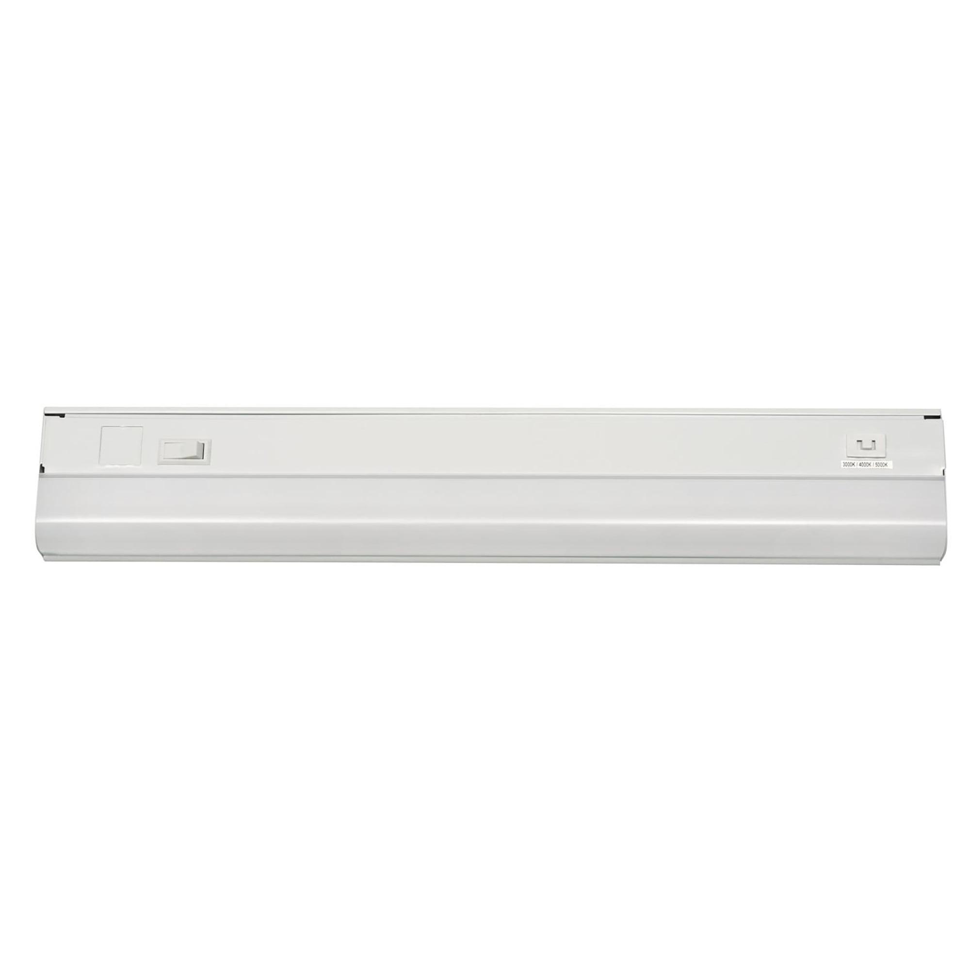 White 12'' Steel LED Under Cabinet Light Bar