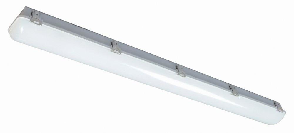48" White Polycarbonate Industrial LED Ceiling Light