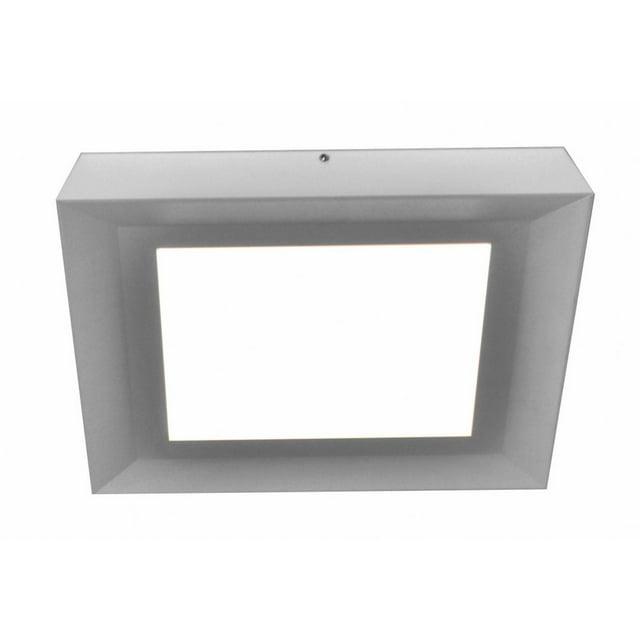 ZUF12121100L30D1SN-AFX-Zurich - 15 Inch 18.5W 1 LED Square Flush Mount-Satin Nickel Finish